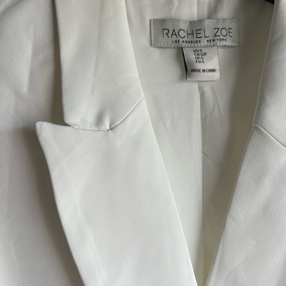 Rachel Zoe Blazer Vest light Ivory sz Small NWOT. - Picture 9 of 9